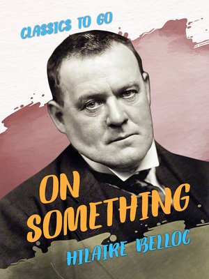 cover image of On Something
